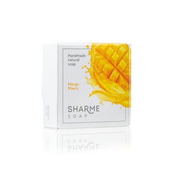 Натуральное твердое мыло ручной работы с ароматом манго SHARME SOAP, 80 г — фото 3