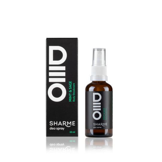 Натуральный дезодорант для тела SHARME DEO SPRAY с ароматом «Мята & шалфей», 50 мл