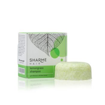 Натуральный твердый шампунь Sharme Hair Lemongrass с ароматом лемонграсса для тусклых волос, 50 г — фото 4